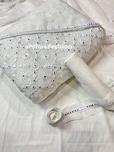 π₯ Chikan Kari Design β Soft Chiffon Luxury Collection π₯ (PURE - WHITE) - Abihas Fashion