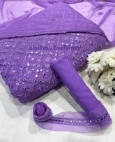 π₯ Chikan Kari Design β Soft Chiffon Luxury Collection π₯ (KASNI) - Abihas Fashion