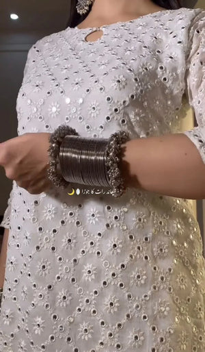 π₯ Chikan Kari Design β Soft Chiffon Luxury Collection π₯ (PEYAZI) - Abihas Fashion