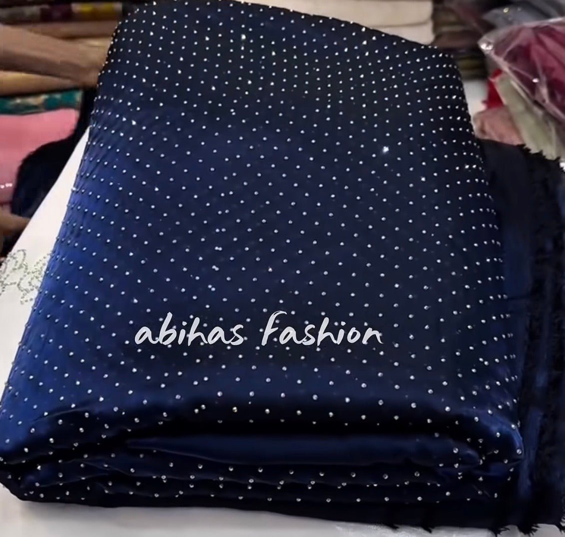 NEW SHEESHA SILK (NEAVY-BLUE) - Abihas Fashion