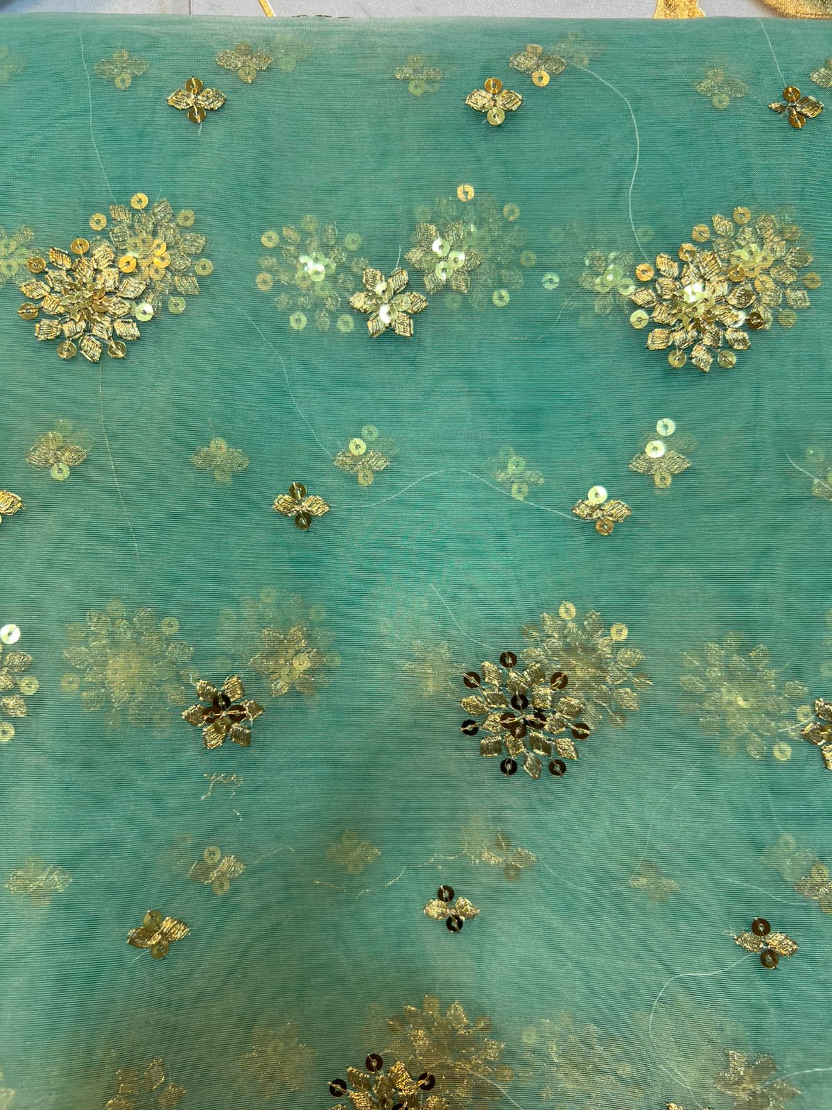 π₯ BIGGEST SALE ALERT! π₯ π Organza 3 - Piece Dress β LIMITED TIME OFFER! π(AQUA ) - Abihas Fashion