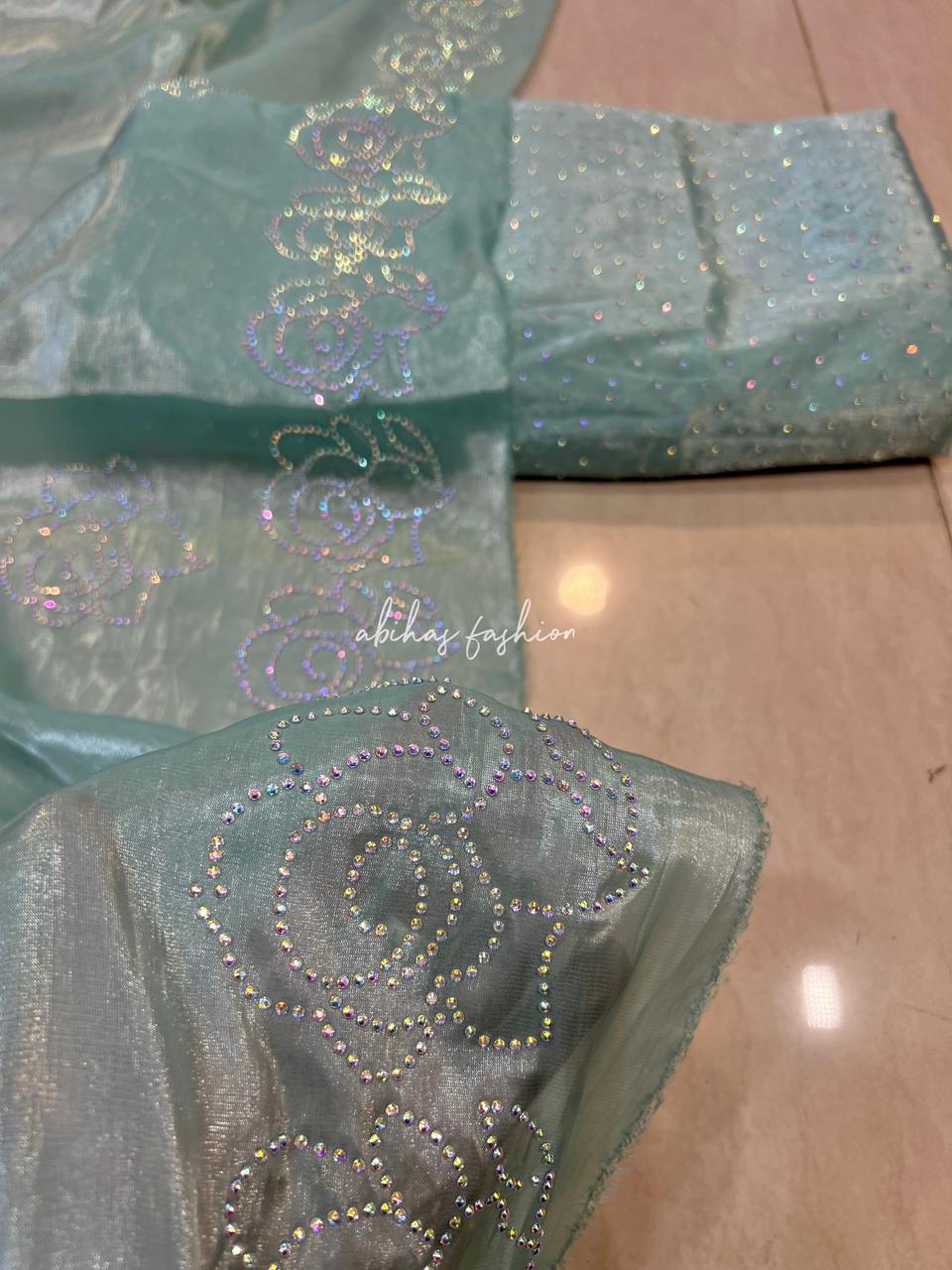 NEW SHEESHA SILK (MINT-GREEN)