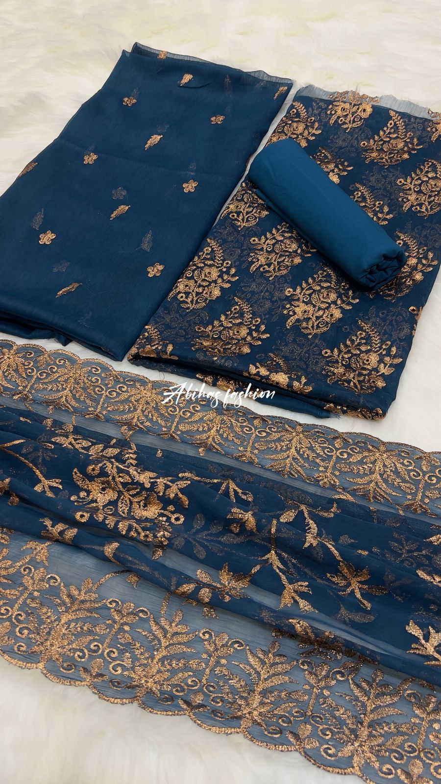 (ZINK) 🔥 *SOFT CHIFFON BIG SALE – LUXURY PARTY WEAR 3PC COLLECTION* 🔥