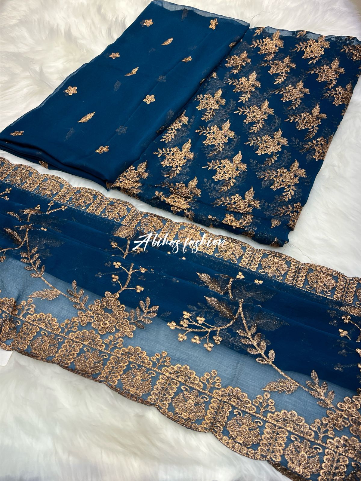(ZINK) 🔥 *SOFT CHIFFON BIG SALE – LUXURY PARTY WEAR 3PC COLLECTION* 🔥