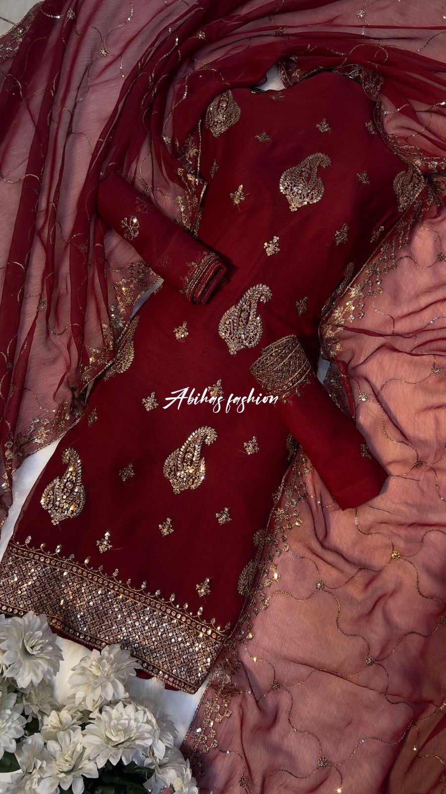 (MEHRON) FREE DELIVERY 2026 First Gala Daman Mega Sale - Abihas Fashion