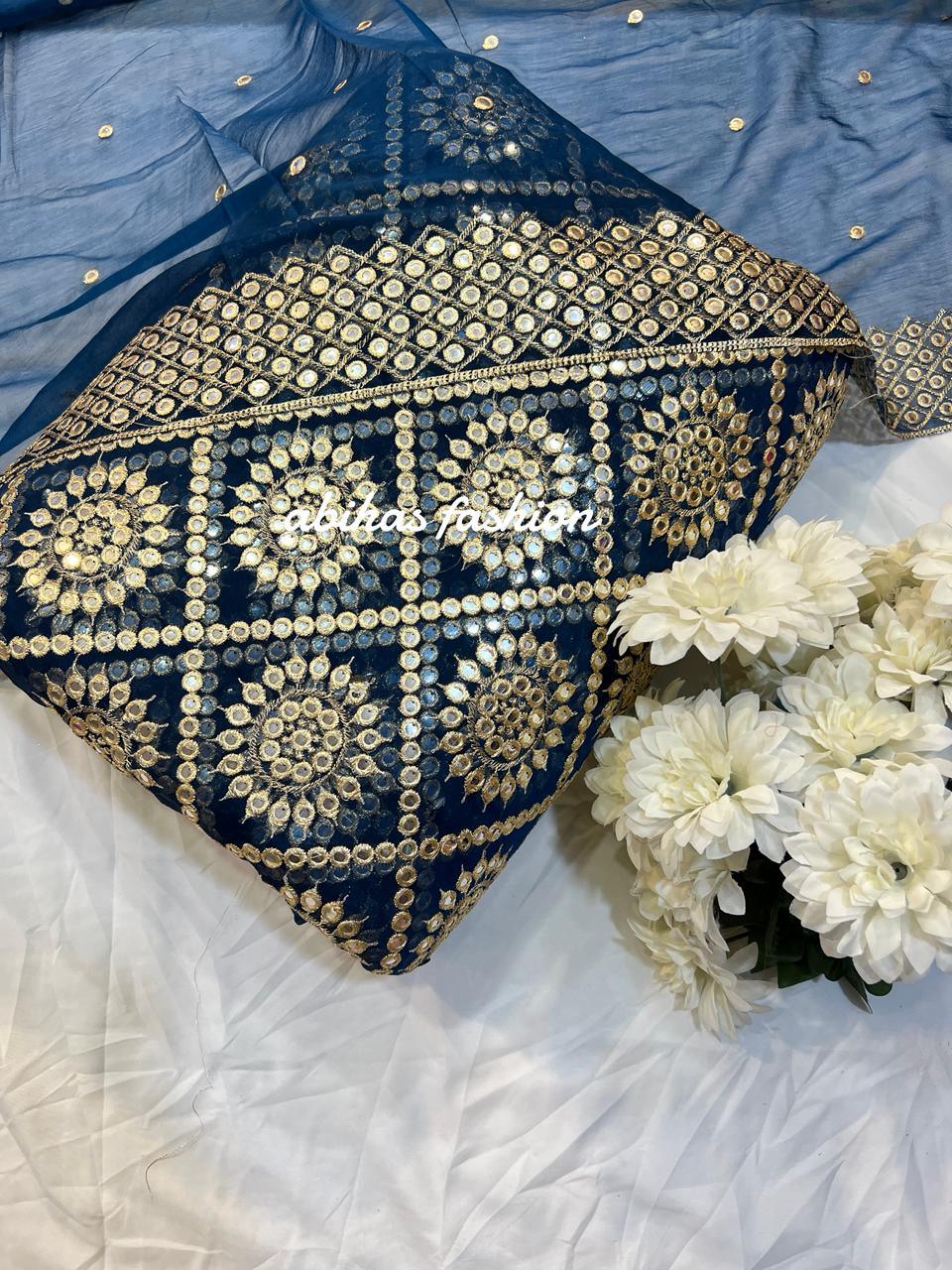 ✨ Luxury Soft Chiffon 3-Piece | 9MM Sequin Work ✨ (ZINK)