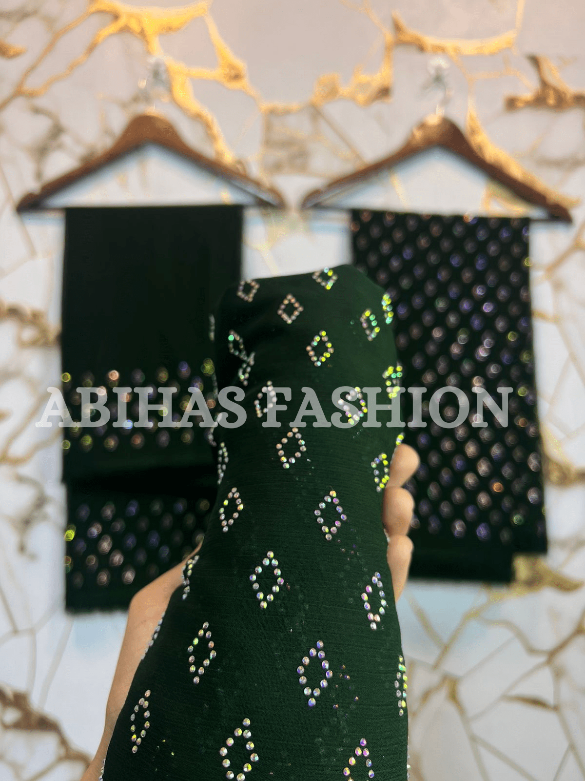 **🌟 Turkish Stone Collection – Elegance That Lasts Forever 🏛️**(KAI - GREEN) - Abihas Fashion