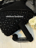 🔥 Chikan Kari Design – Soft Chiffon Luxury Collection 🔥 (BLACK) - Abihas Fashion