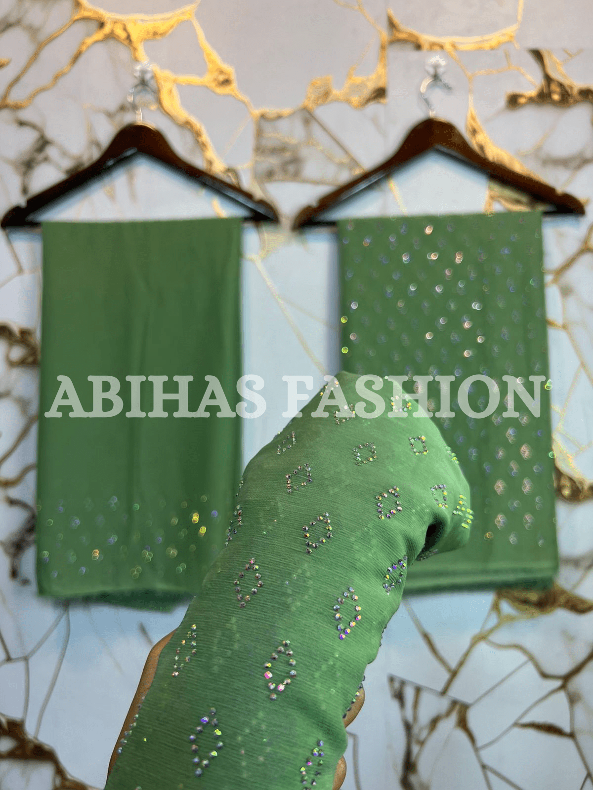 **🌟 Turkish Stone Collection – Elegance That Lasts Forever 🏛️**(MINT - GREEN) - Abihas Fashion