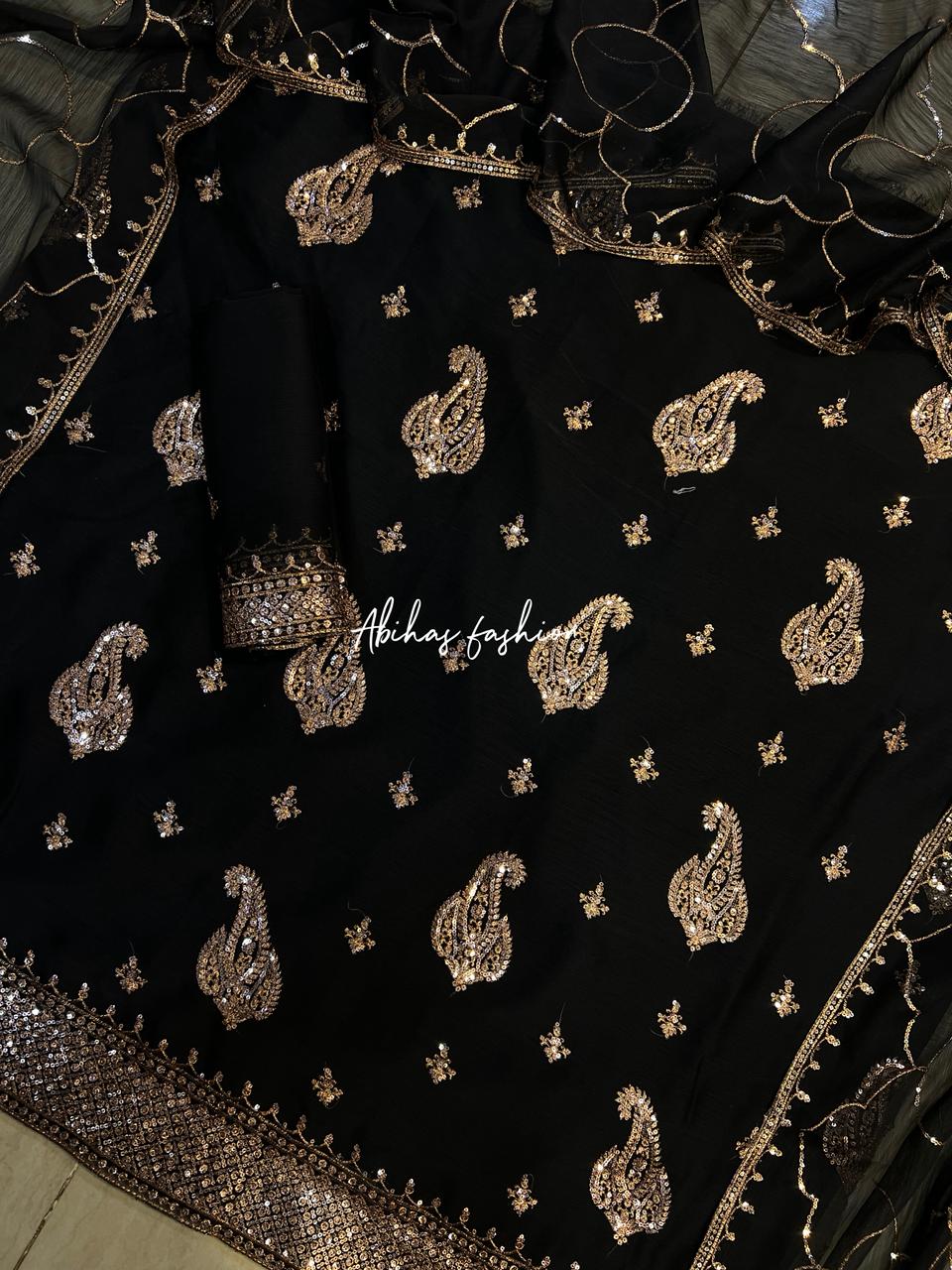 ✨ 2026 First Gala Daman Mega Sale ✨(JUTT-BLACK)