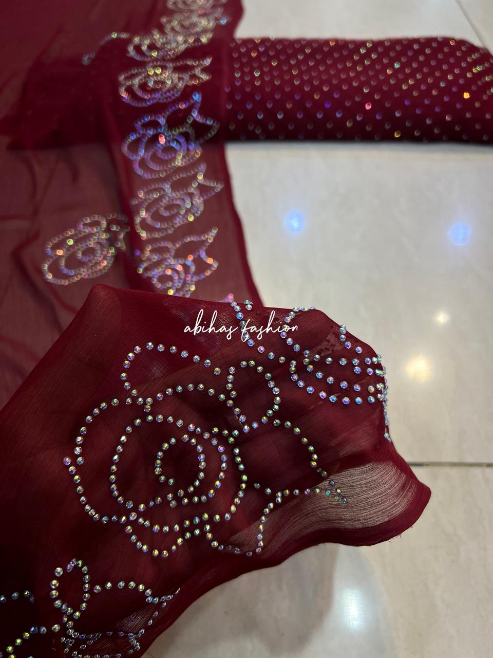 Pure Bember Chiffon 3 Piece (MEHRON)