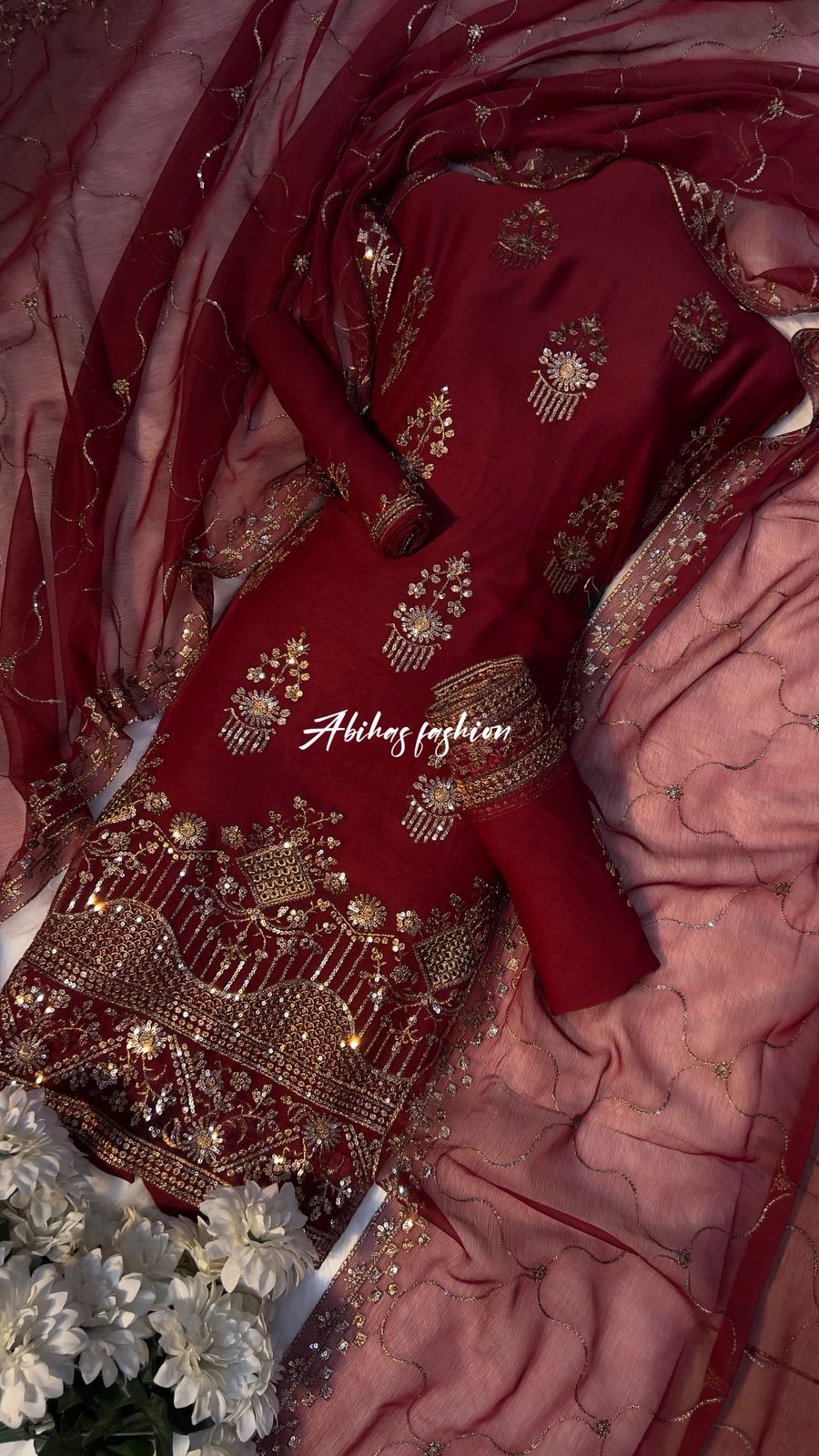 (MEHRON) FREE DELIVERY 2026 First Gala Daman Mega Sale - Abihas Fashion