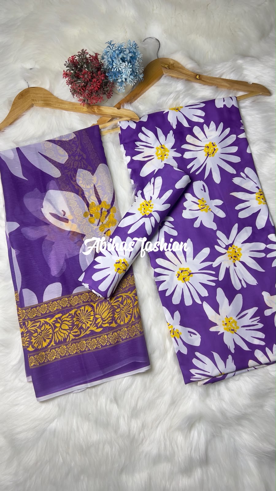 🌸 Premium Swiss Lawn 3/PC