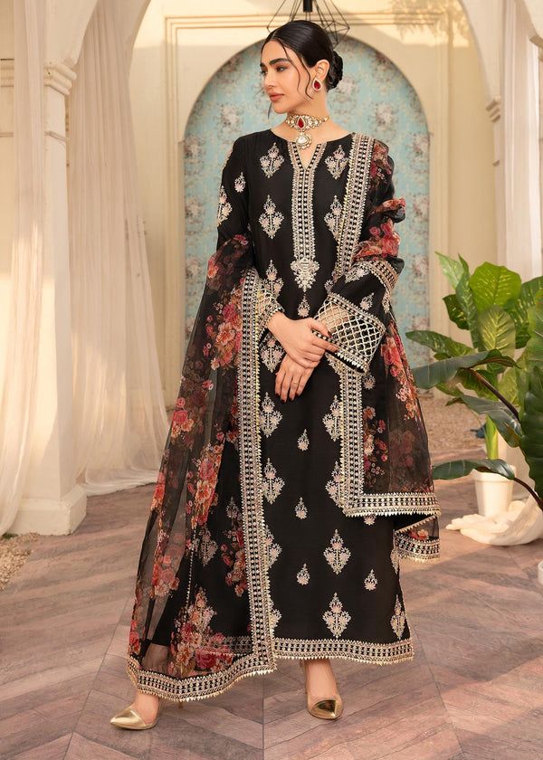 Breeza LAWN 90/70 Premium Collection (JUTT-BLACK)