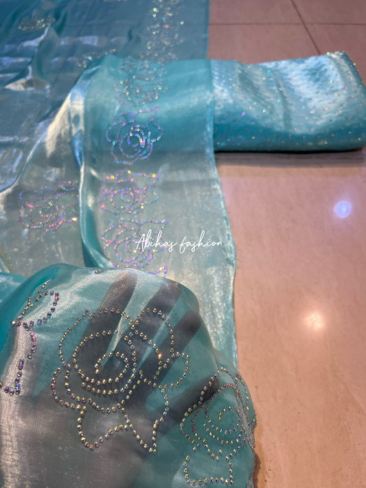 NEW SHEESHA SILK (ferozi)