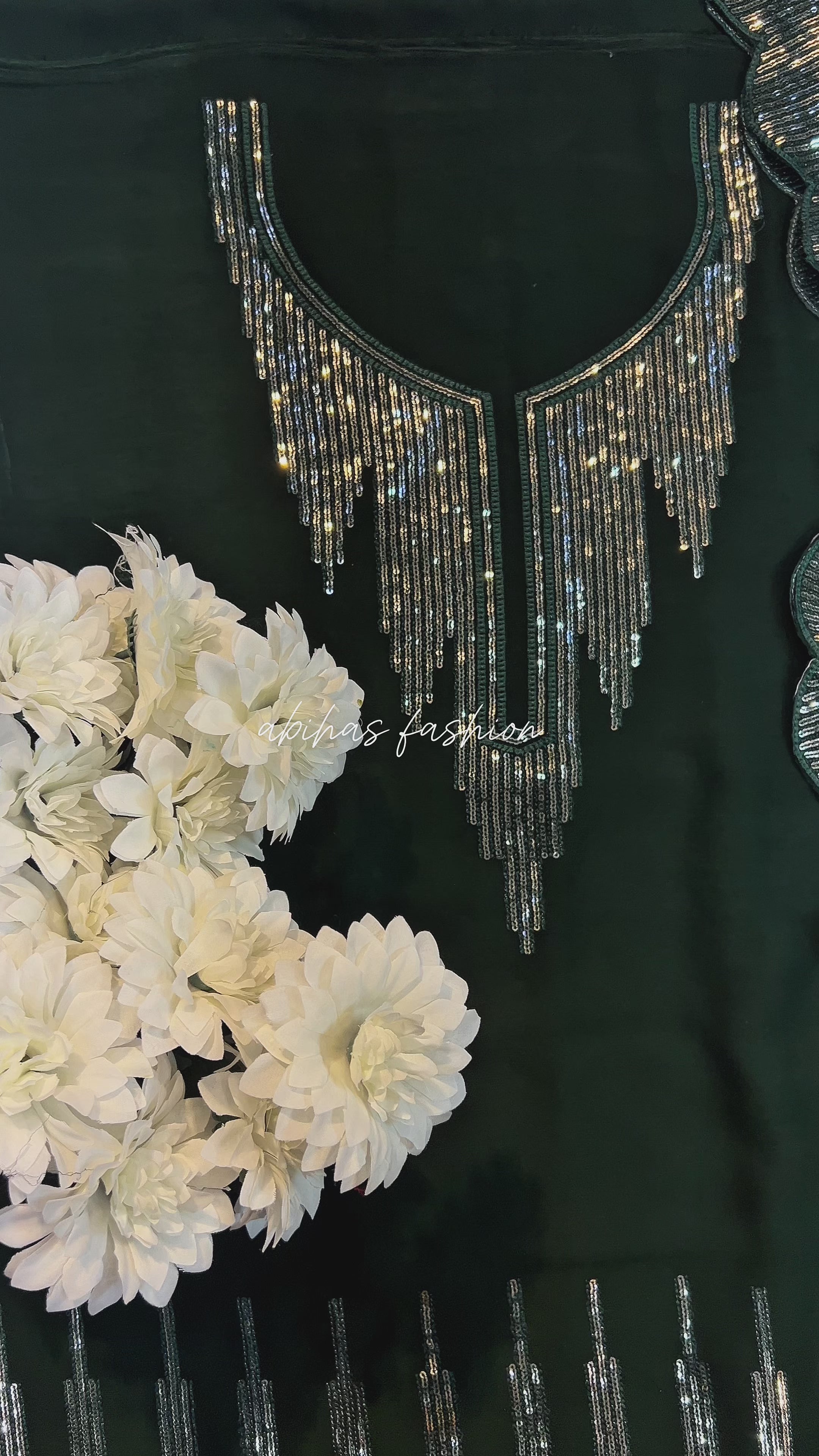 ✨ 3PC Gala & Daman Embroidery ✨ (KAI-GREEN)